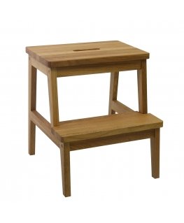Stool MONDEO with step, oak