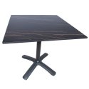 Table BEIDA 70x70xH72cm, brown