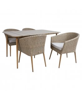 Garden furniture set NORWAY table, 4 chairs