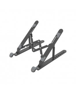 ORICO Klēpjdatora STATĪVS 17", SALOKĀMS, MELNS