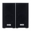 IBOX IGLSP1B speaker set (2.0 dark wood)