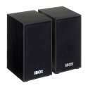 IBOX IGLSP1B speaker set (2.0 dark wood)