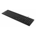 Keyboard DELTACO LT layout, USB, black / TB-626-LT Keyboard DELTACO LT layout, USB, black / TB-626-LT
