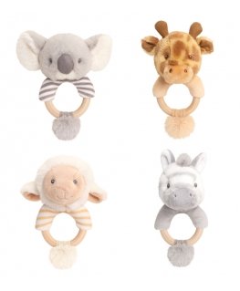 Keel Toys Keeleco soft baby rattle 14 cm