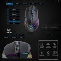 Aula F805 Multi-Color backlight Wired Gaming Optical mouse 7 buttons 800-6400dpi 4000FPS 32ips Black