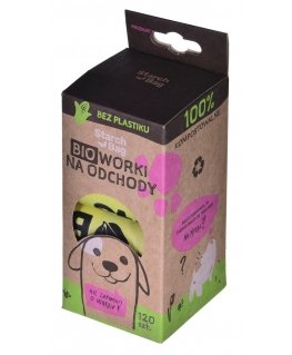 Kompostējamie BIOmaisi atkritumiem 8x15gab, zaļi