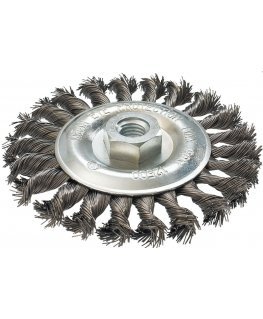 Graphite Wire disc brush 125mm M14 INOX - 57H598