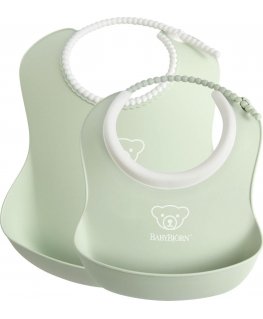 BabyBjorn - śliniaczki, set of 2 pcs. | Powder Green