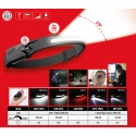 Headlamp with sensor switch, 270° light, rechargeable, USB-C, KS Tools