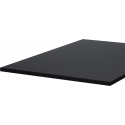 Elfen Ergodesk table top, 140 x 75 cm, matt black, anti-fingerprint surface