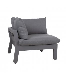 Modular sofa FLUFFY corner, grey