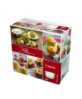 WECK Round Rim Jar Muffin 165ml Set of 6