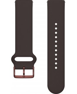 Polar silicone bracelet 20 mm, brown, SL