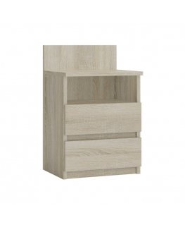 Topeshop M1 SONOMA MAT öö- ja voodikapp Öökapp 2 sahtel(id) Tamm