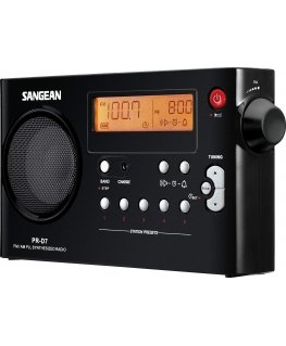 Radio Sangean Digital Tuning AM / FM, Black / PR-D7