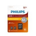 Philips MicroSDHC 2-Pack 32GB Class 10 UHS-I U1 incl. Adapter Philips MicroSDHC 2-Pack 32GB Class 10 UHS-I U1 incl. Adapter