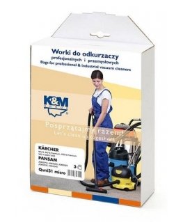 K&M KM-QUNI31.A Dust bags for vacuumcleaner KARCHER / MAKITA