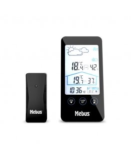 Mebus 11908 digitaalinen sääasema Musta Akku