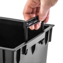 Prosperplast Pot with insert Rato Square DRTS265 anthracite