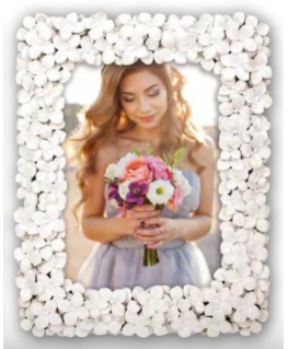 ZEP Blumen Valkoinen Yksi kuvakehys