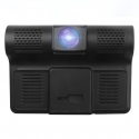 RoGer 3in1 Car video recorder with integrated front / rear / inside camera / Full HD / 170 degree view