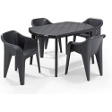 KETER GARDEN TABLE ELISE GRAPHITE