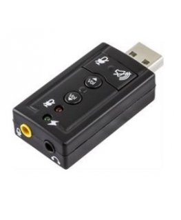 Deltaco UAC-03 audio karte 2.0 kanāli USB