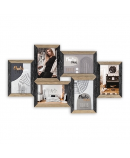 ZEP Vercelli Black, Brown Picture frame set