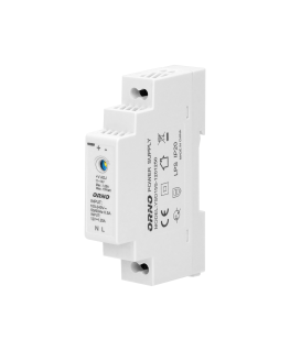 Orno Power supply for DIN rail 12VDC, 1.25A, 15W, 1 width module