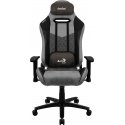 Aerocool DUKE AeroSuede Universāls spēļu krēsls Melns, Pelēks