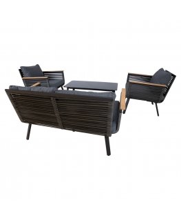 Garden furniture set MALAGA table, sofa and 2 chairs