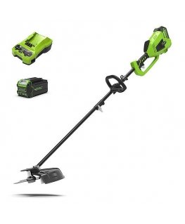 Greenworks string trimmer and brush cutter in one 40V GD40BCK4 (with 4Ah battery)