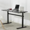 Desk Ergo Office ER-401, adjustable height, black