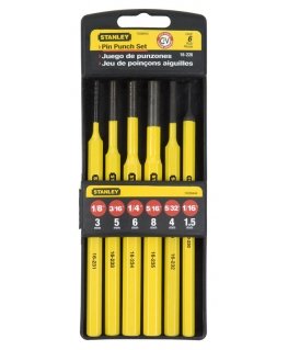 Stanley 6 Piece Punch kit