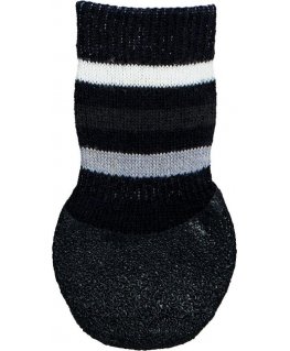 Trixie Non-slip dog socks M - L, 2 pcs, black