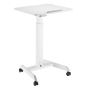 Adjustable height desk Maclean MC-892W, 113cm, white