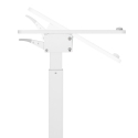 Adjustable height desk Maclean MC-892W, 113cm, white