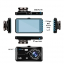 RoGer 2in1 DVR3 Car video recorder and rear view camera / Full HD / 170' / G-Sensor / LCD 4''