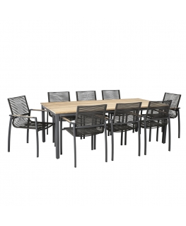 Garden furniture set MONTANA table, 8 chairs