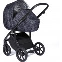 Nordbaby Universal rain cover for stroller, black print