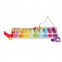 Iwood 4in1 Wooden puzzle with fish and numbers