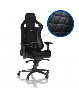 Gaming chair Noblechairs EPIC PU-Leather Gaming Chair, Black-blue
