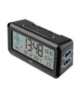 TFA-Dostmann Boxx2 Digital alarm clock Black