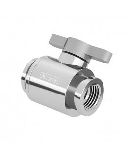 Barrow Ball Valve (10mm) G1/4 Inch Ball Valve Silver Silver
