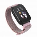 Garett Smartwatch Kids Tech 4G Pink velcro Viedpulkstenis