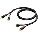 Cable Procab RCA (Cinch) x2 - RCA (Cinch) x2 3m black (CLA800/3)