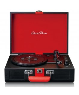 Lenco TT-110 Vinüülplaadimängija Must, Punane