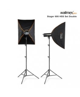 walimex pro Stager 600 HSS Set Double