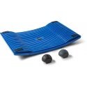 Gymba activation board and massage balls, blue