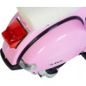 Vespa PX150 12V electric moped, pink
